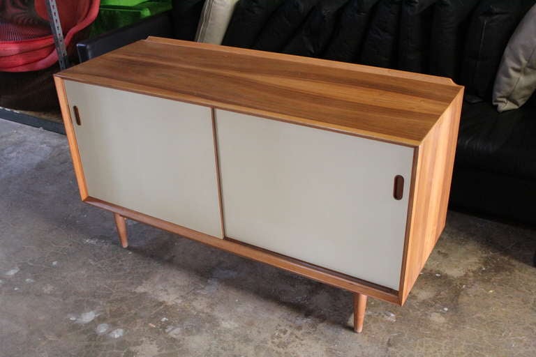 Walnut Cabinet with Reversible doors by Arne Vodder 5