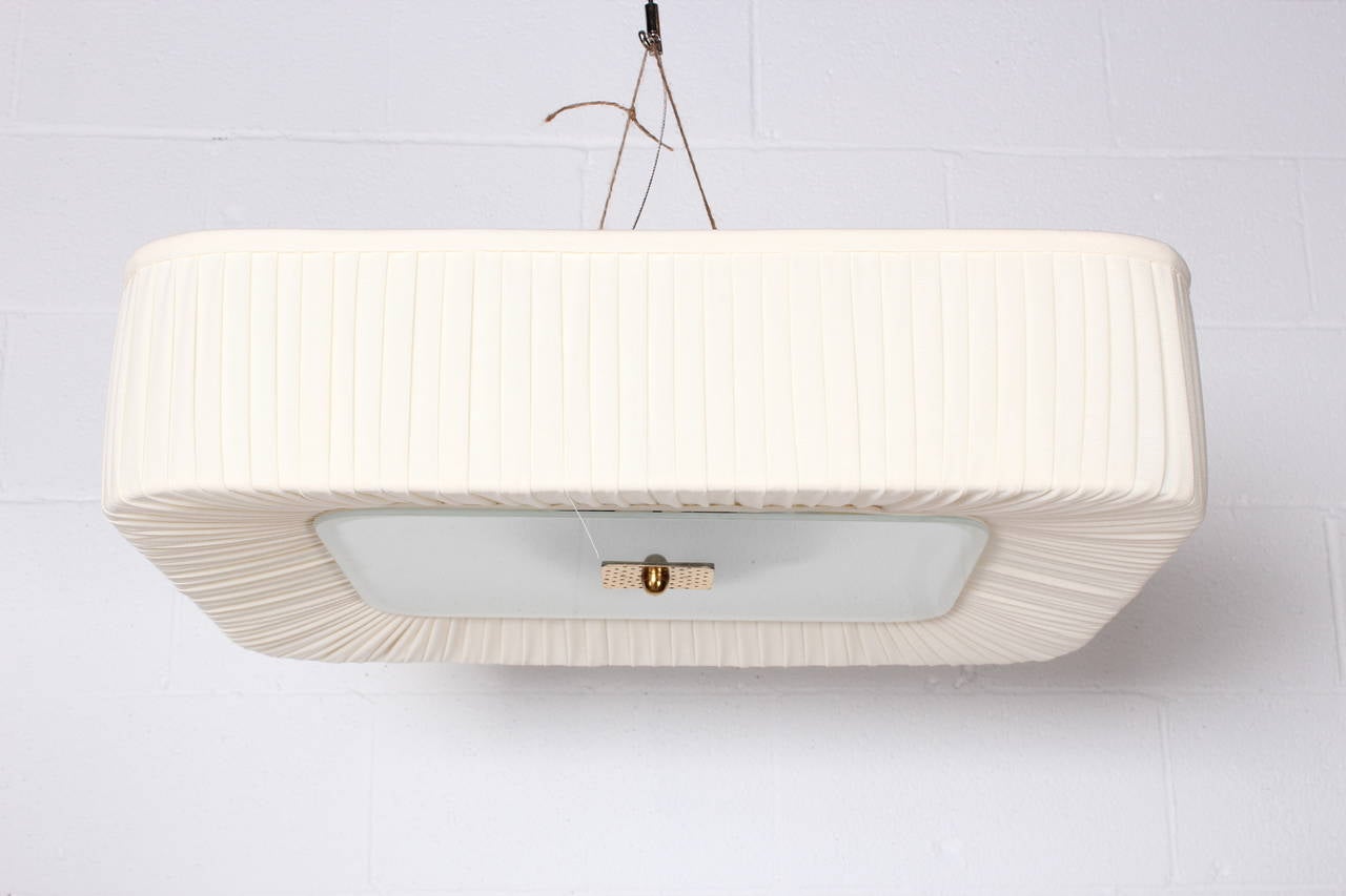 Mid-20th Century Flush Mount Light Fixture by Paavo Tynell for Idman 