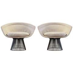 Pair of Bronze Chairs by Warren Platner for Knoll (4 available)