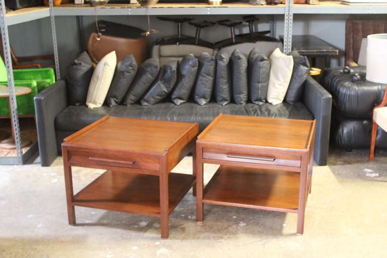 Large Pair of Bedside Tables by Edward Wormley for Dunbar 5