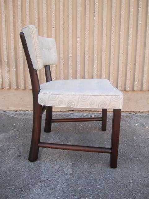 Set of four Dunbar dining chairs