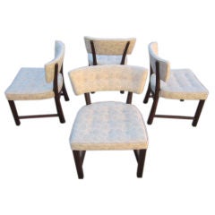 Set of four Dunbar dining chairs