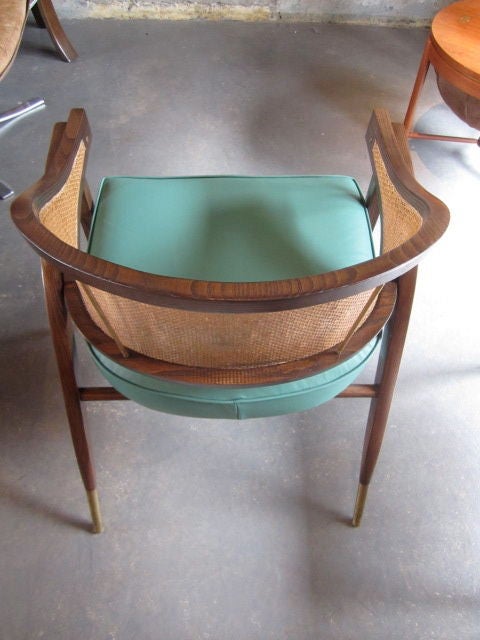 Caned back arm chair by Edward Wormley for Dunbar 6