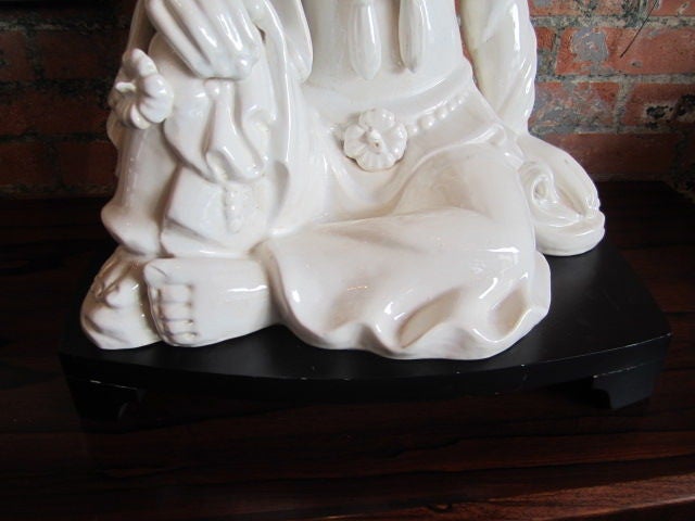 Large figurative lamp with Maria Kipp shade 5