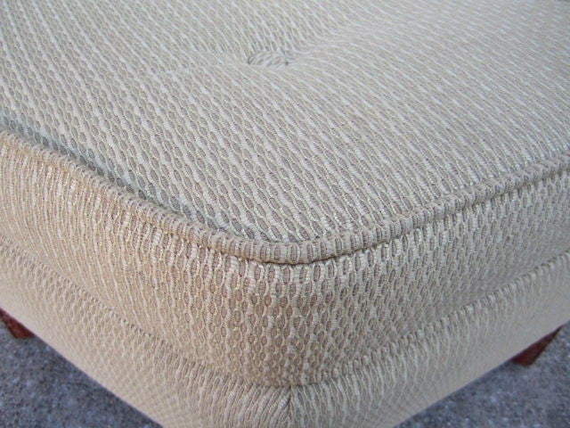 Hexagonal ottoman by Frank Lloyd Wright 3