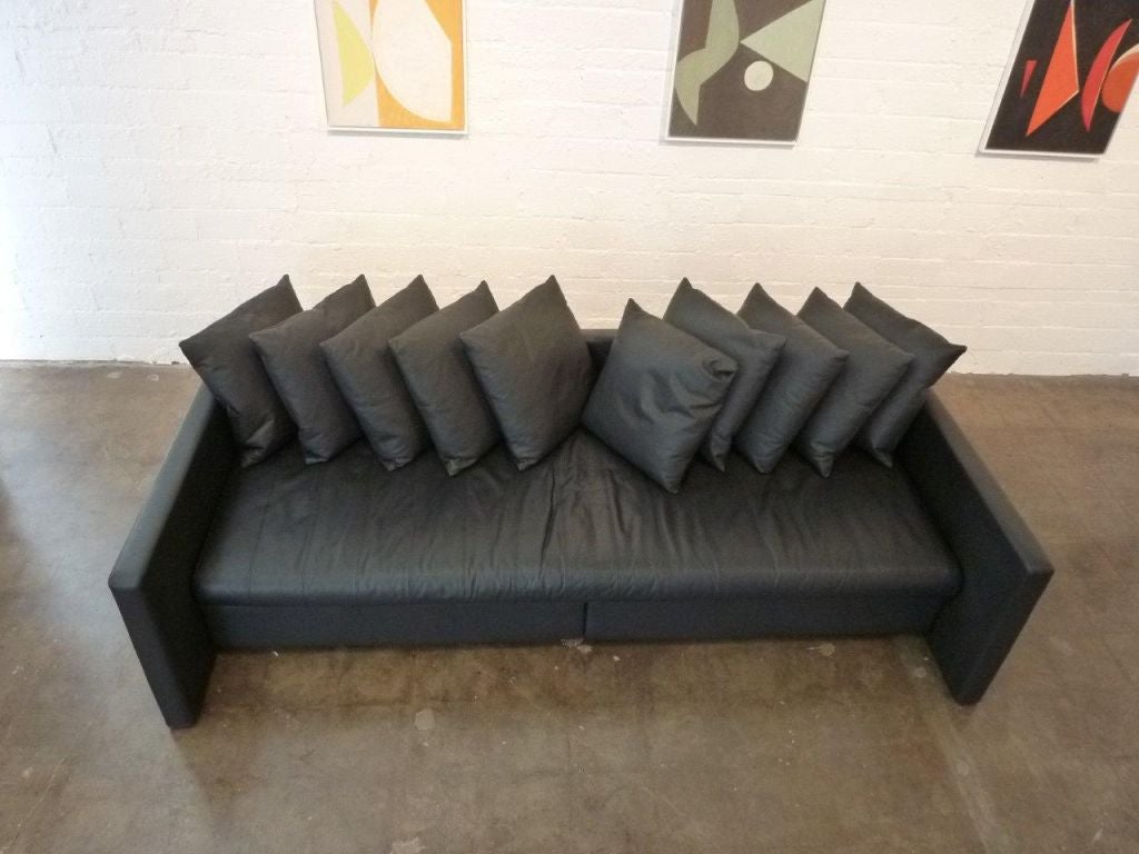 Leather Sofa Designed by Joe D'urso for Knoll 6