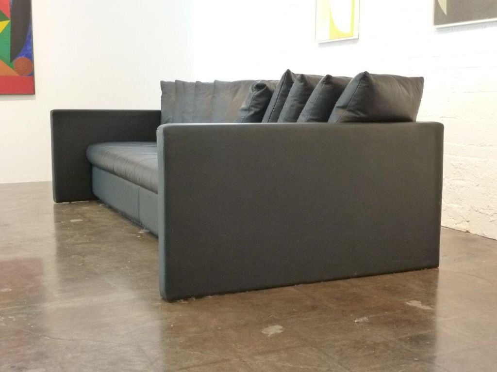 Leather Sofa Designed by Joe D'urso for Knoll 5