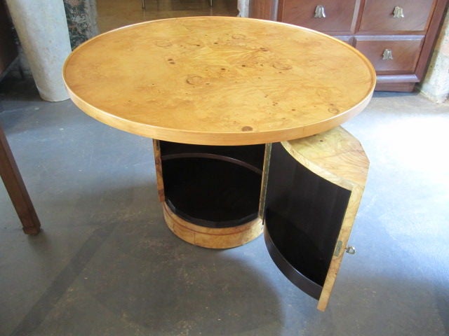 Olive-wood burl table by Edward Wormley for Dunbar 3