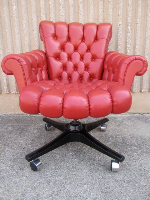 Executive desk chair by Edward Wormley for Dunbar