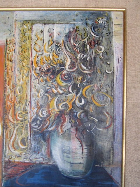 Mid-20th Century Large painting by Roy Dimitri Parsons