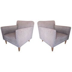 Pair of lounge chairs by Edward Wormley for Dunbar