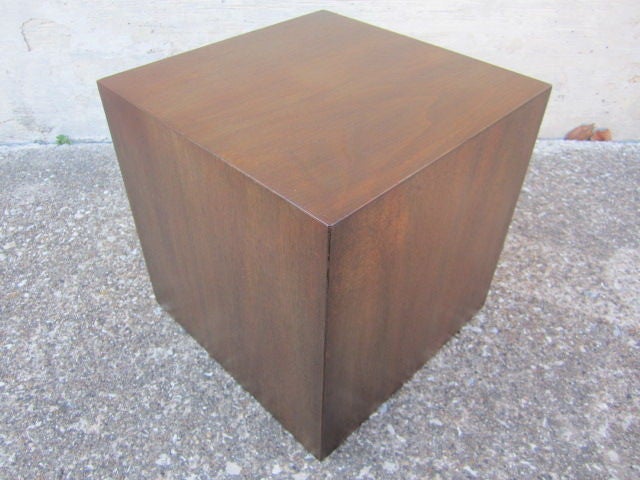 Small cube table by Edward Wormley for Dunbar