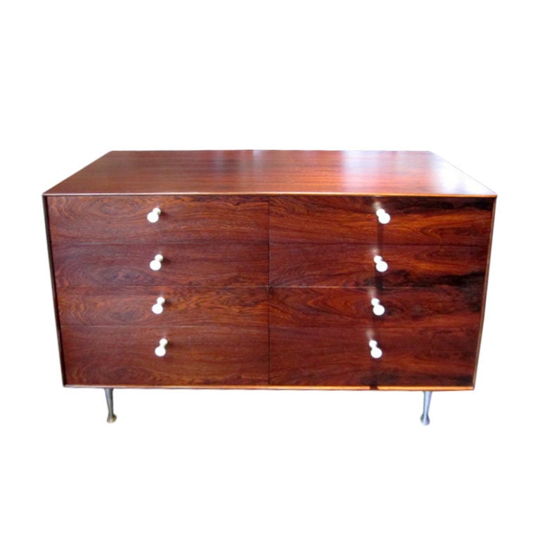 Rosewood Thin Edge Dresser by George Nelson