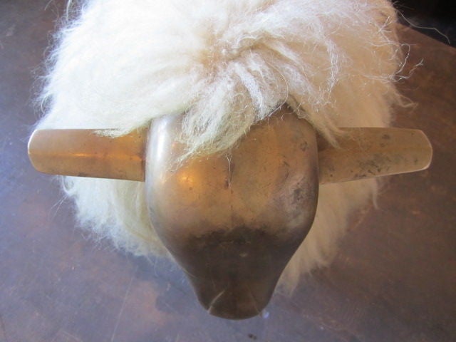 French Sheep stool after Francois-Xavier Lalanne 6