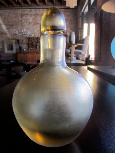 Venini Inciso bottle by Paolo Venini
