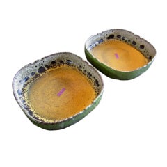 Pair of glazed bowls by Scheurich for Raymor