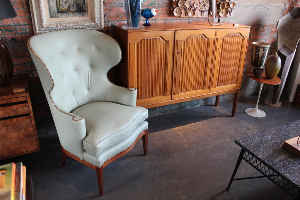 1940's Wingback chair by Edward Wormley for Dunbar 7