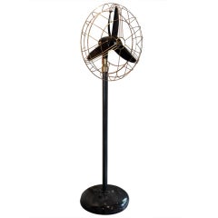 Vintage Large Marelli Oscillating Floor Fan