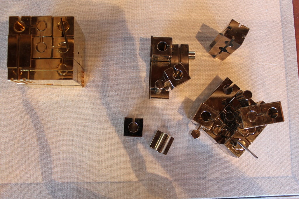 Late 20th Century Scaccomoto chess set by Franco Rocco