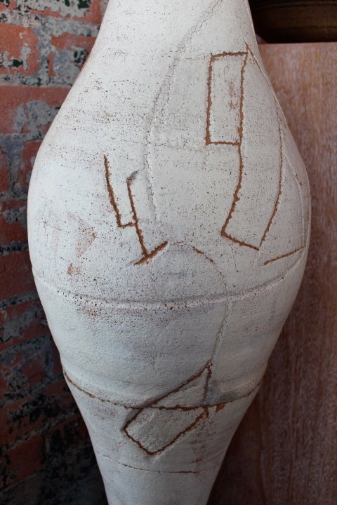 Massive Floor Vase/Sculpture Attributed to John Hock 1