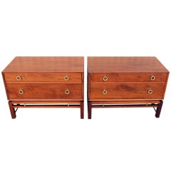 Pair of small cabinets or nightstands by Dunbar