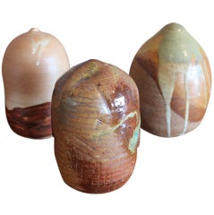 Grouping of Three Pieces of Studio Pottery