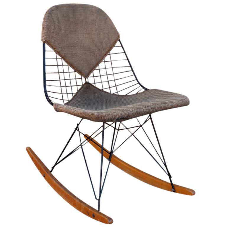 An Early All Original Rocking Chair by Charles Eames at 1stDibs | eames ...
