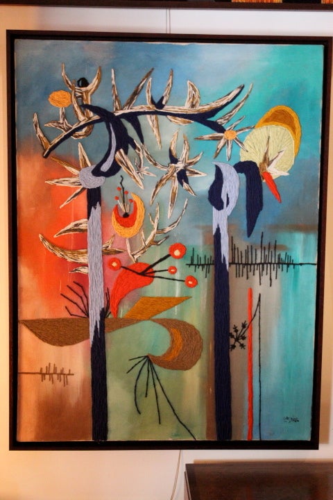 Gesticktes Gemälde von Harold Laynor