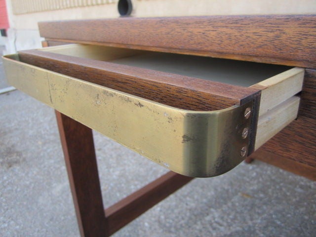 Large Danish Desk by Rolf Middelboe and Gorm Christensen 5