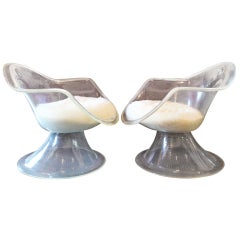 Pair of Jonquil chairs by Erwin and Estelle Laverne