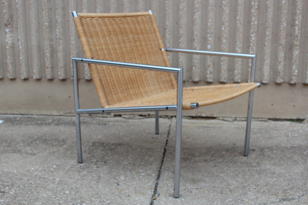 Mid-20th Century A lounge chair designed by Martin Visser