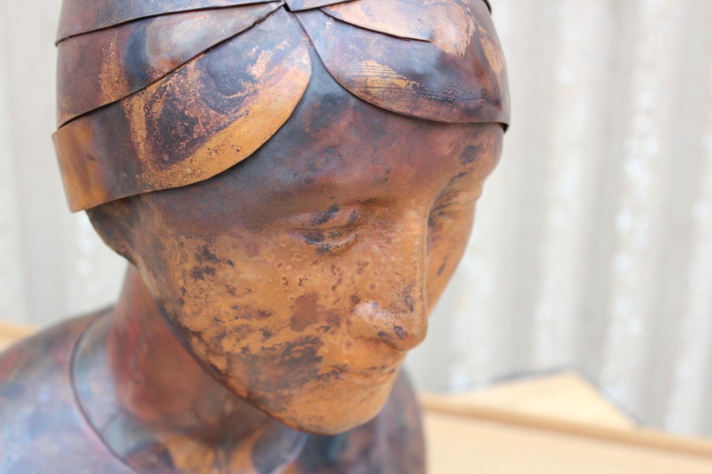 Copper Bust By Mary Eldredge 6