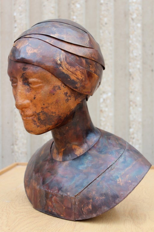 Copper Bust By Mary Eldredge 1