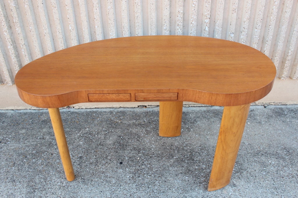 Rare Desk by Paul Frankl for Johnson Furniture at 1stDibs