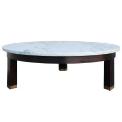 Low Marble Top Table By Edward Wormley For Dunbar