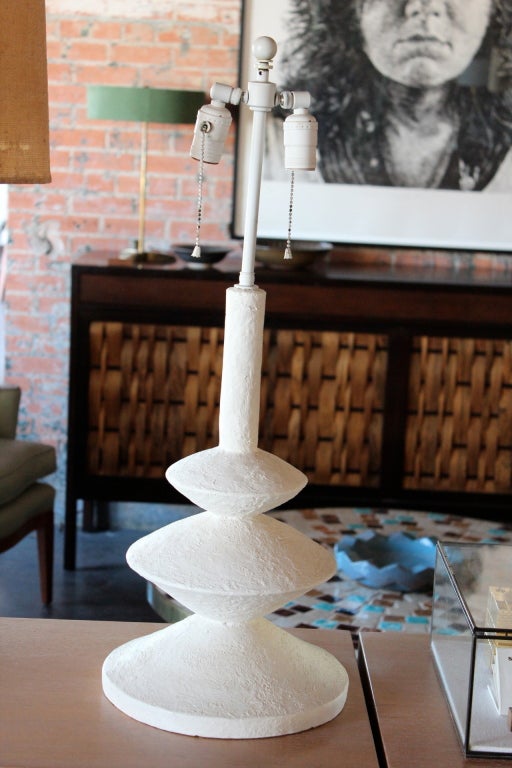 Plaster Lamp After Diego Giacometti 1