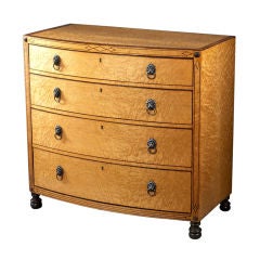 An English Regency Dressing Chest in Maple
