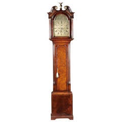 Beautiful Scottish Mahogany Tall Clock by David Lorrie, circa 1800