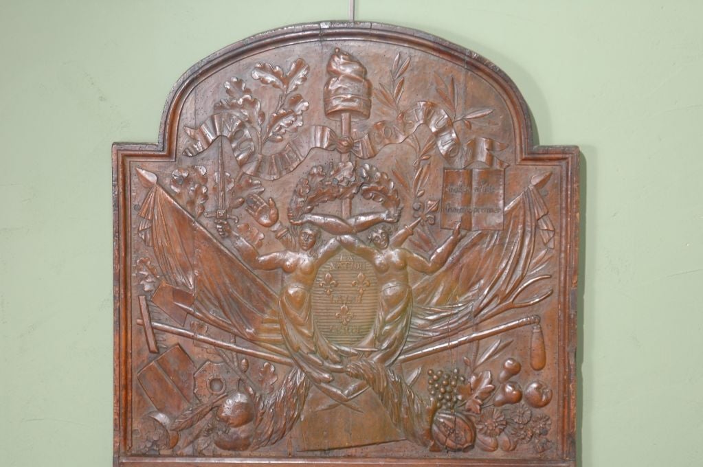 An 18th Century French Walnut Trumeau Mirror