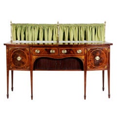 Antique A Finely Inlaid Hepplewhite Mahogany Sideboard