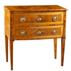 An 18th Century Italian Walnut Inlaid Neo-Classic Commode