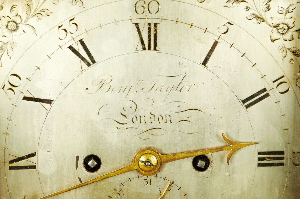 A Superb Mahogany  English Bracket Clock by B Taylor, London 2