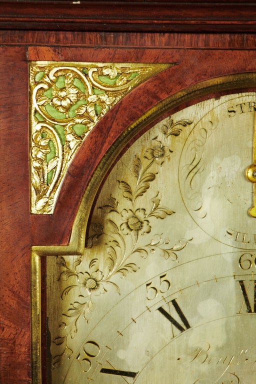 A Superb Mahogany  English Bracket Clock by B Taylor, London 3