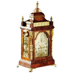 A Superb Mahogany  English Bracket Clock by B Taylor, London