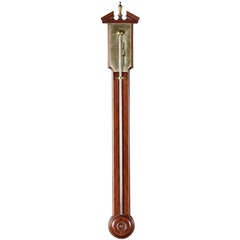 Antique An English Regency Period Mahogany Stick Barometer