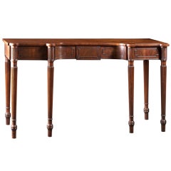 A Fine Sheraton/Regency Period Mahogany Serving Table Sideboard