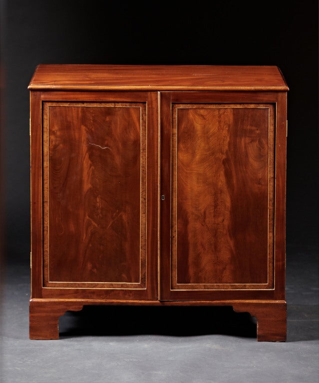 An 18th C. English Inlaid Mahogany Collector's Cabinet Chest