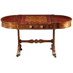 An Extraordinary Gillows Rosewood "Sofa Backgammon" Table
