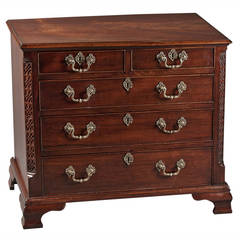Antique Diminutive 18th Century American Mahogany Chest of Drawers