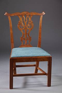 Set of Six 18th Century English Mahogany Dining Chairs